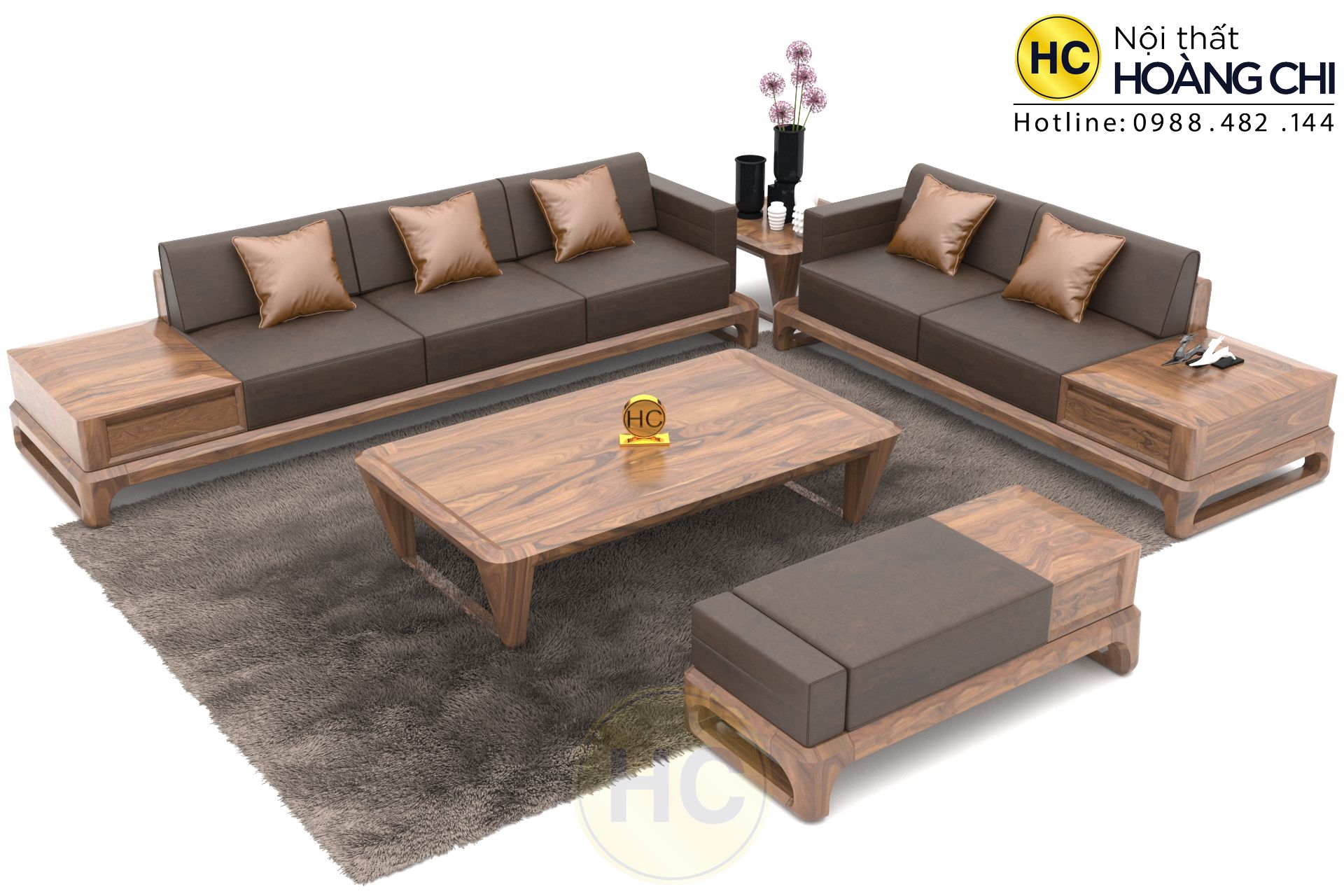 Bàn ghế sofa gỗ sẽ tạo nên sự khác biệt đáng kể cho không gian sống của bạn. Với vật liệu gỗ tự nhiên, sản phẩm không chỉ làm tăng tính thẩm mỹ mà còn mang đến sự thoải mái cho người sử dụng. Bạn sẽ cảm nhận được sự ấm áp và chân thật khi sử dụng bàn ghế sofa gỗ này.